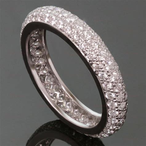 mens wedding band cartier|cartier platinum diamond wedding band.